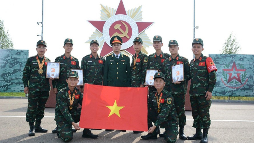 Vietnamese Meridian contingent wins bronze at Army Games 2021